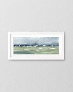 Rain on the Range III - Art Print