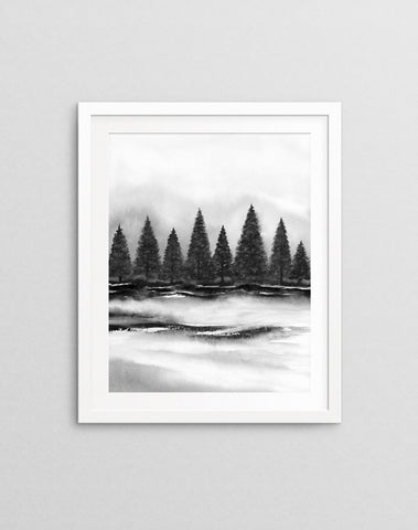 Rustic River IX - Art Print