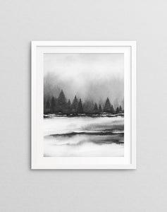 Rustic River V - Art Print