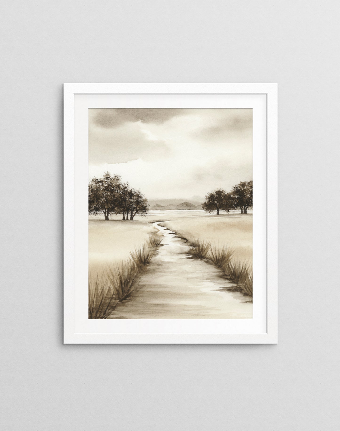 Sepia Shadows II - Art Print