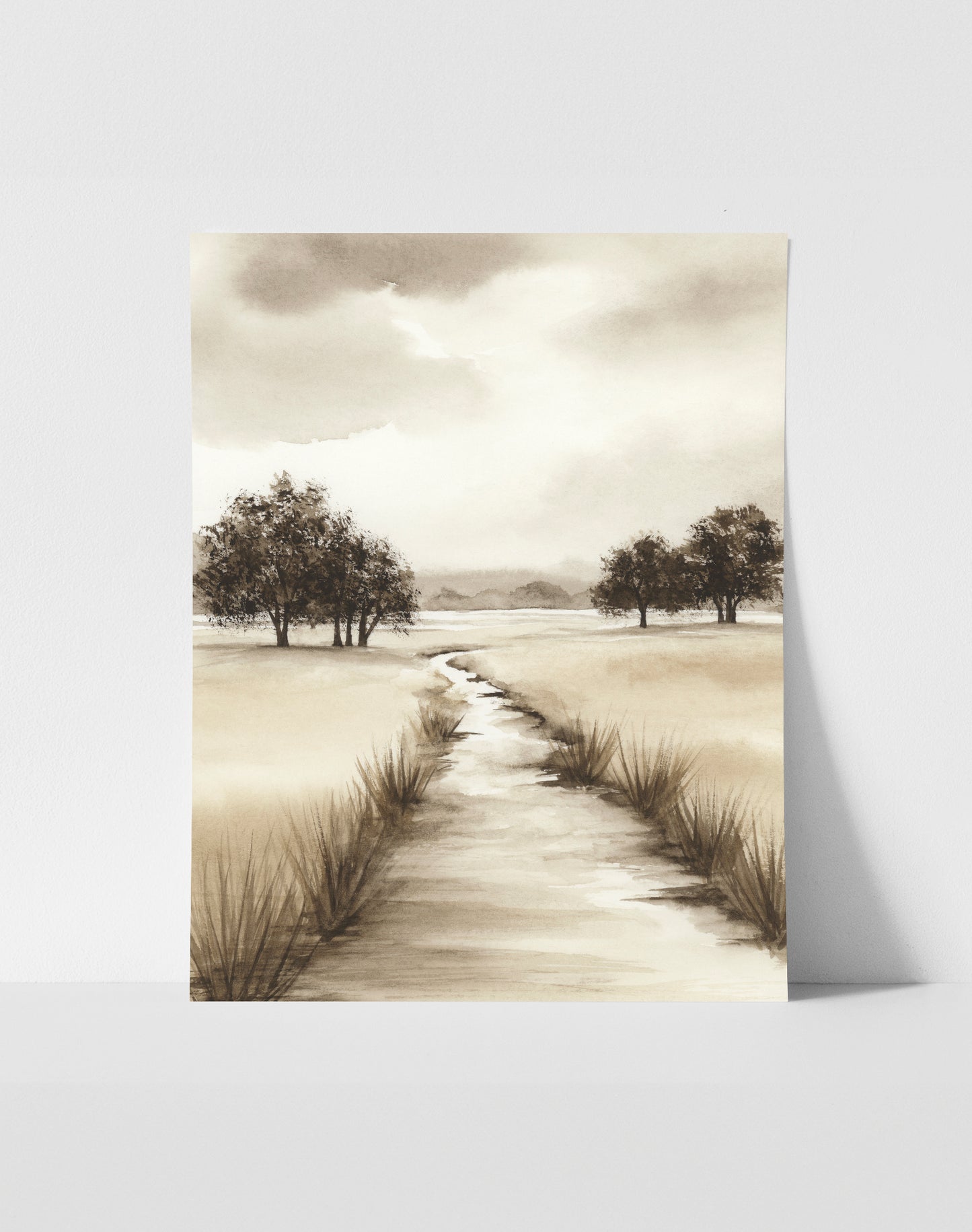 Sepia Shadows II - Art Print