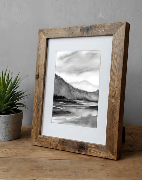 Mountain Lake View - Art Print