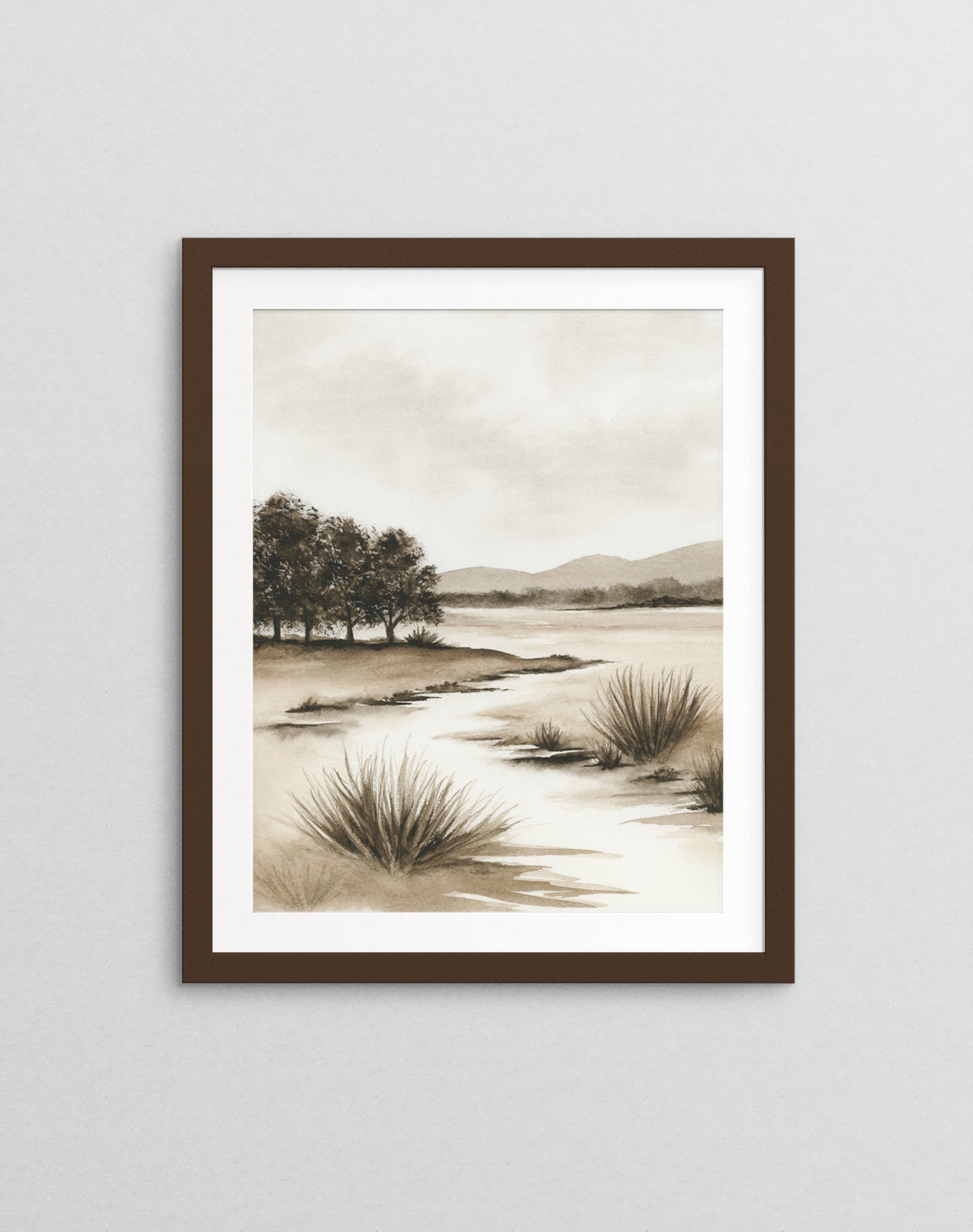 Sepia Shadows III - Art Print