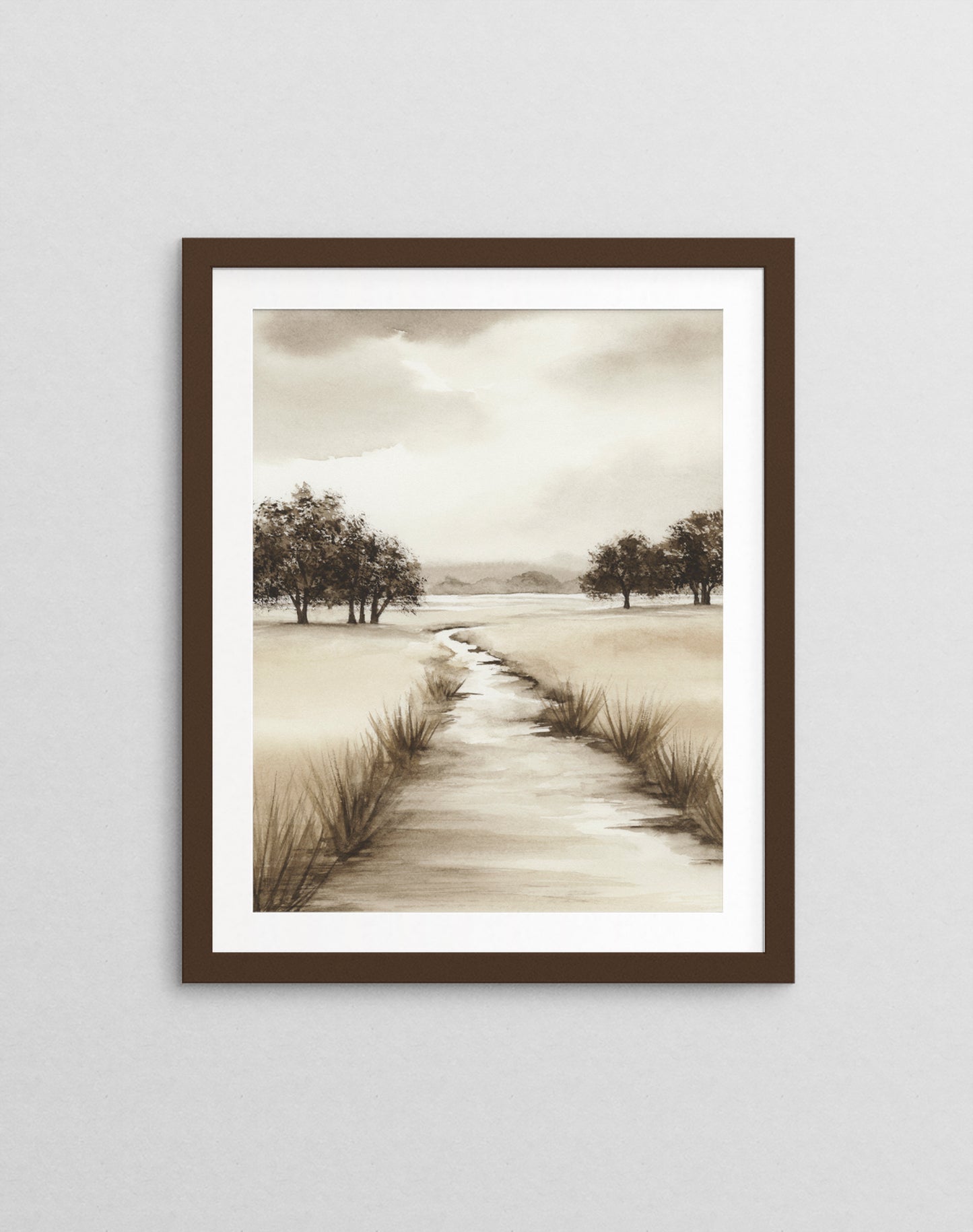 Sepia Shadows II - Art Print