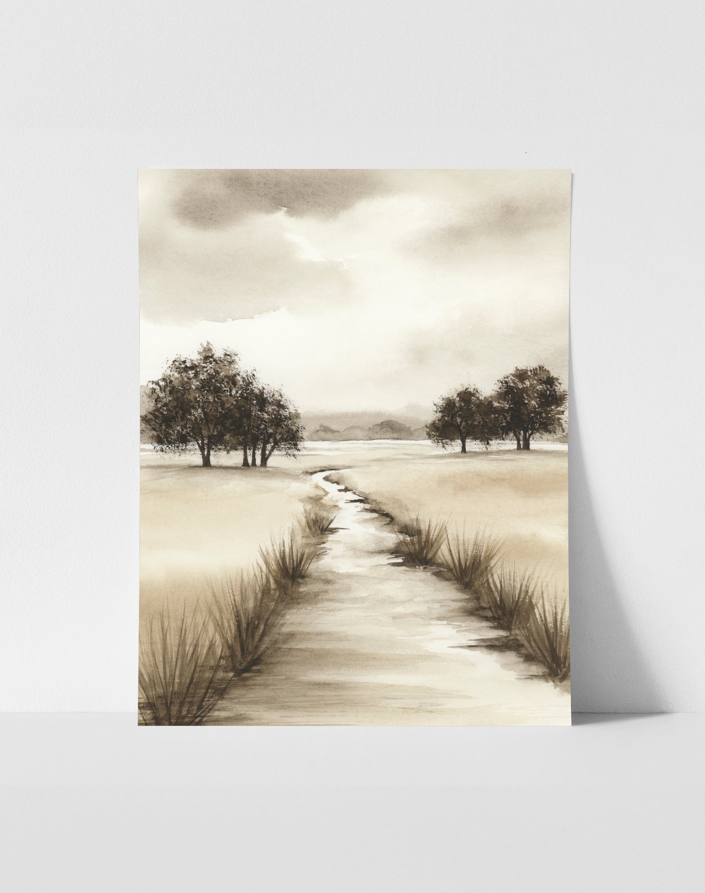 Sepia Shadows II - Art Print