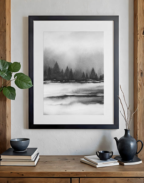 Rustic River V - Art Print