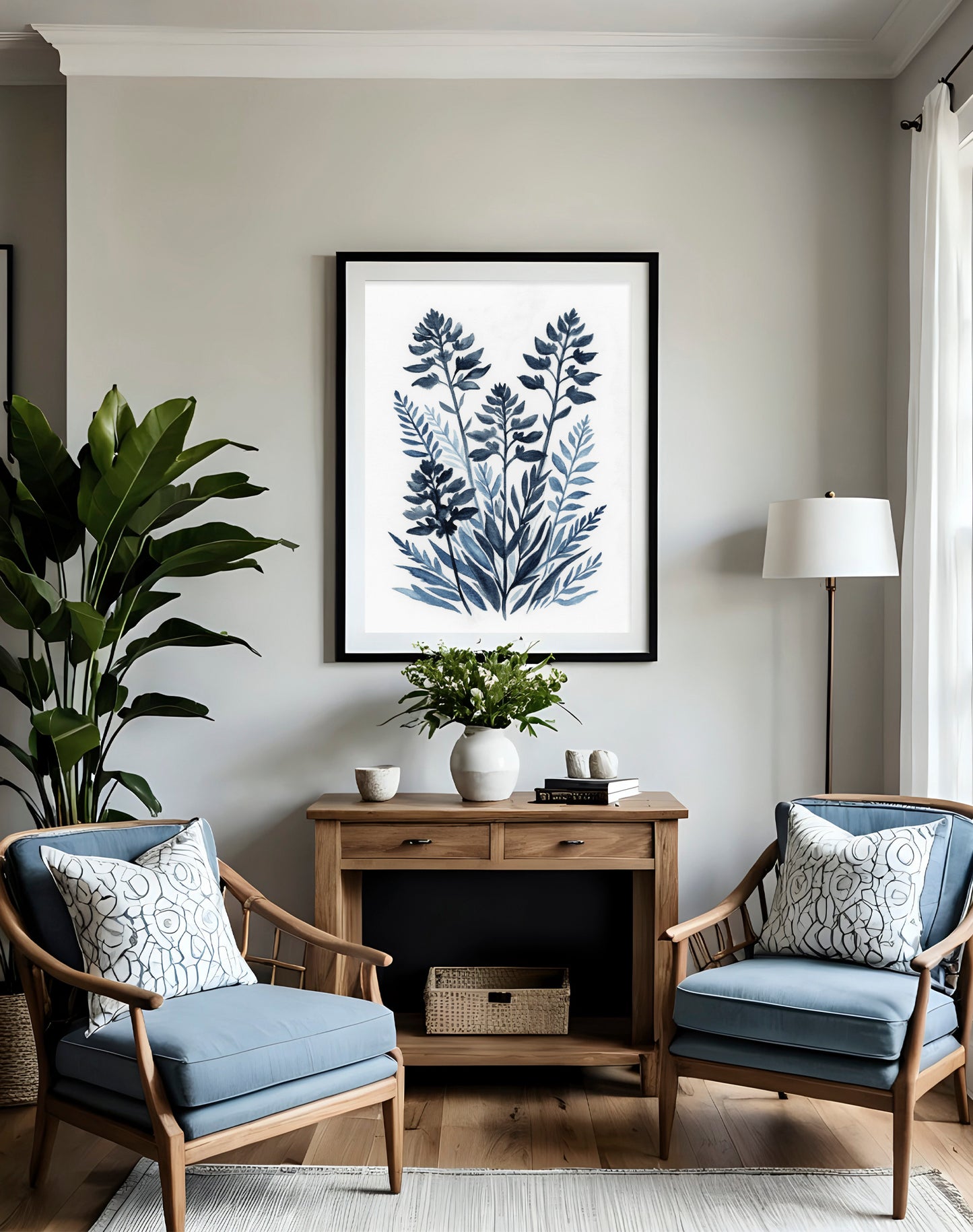 Botanical Blue I - Art Print