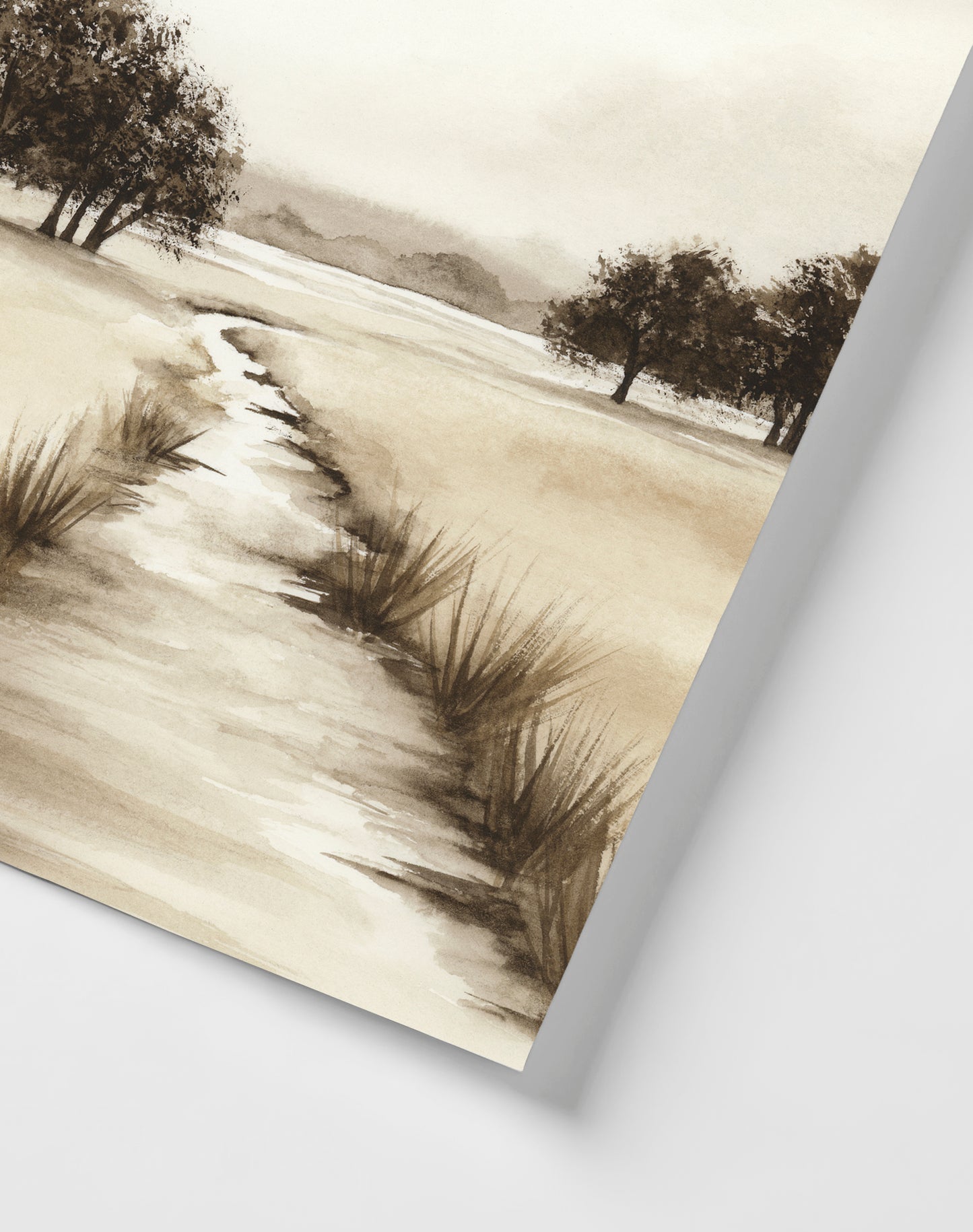 Sepia Shadows II - Art Print