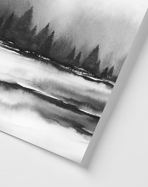 Rustic River V - Art Print