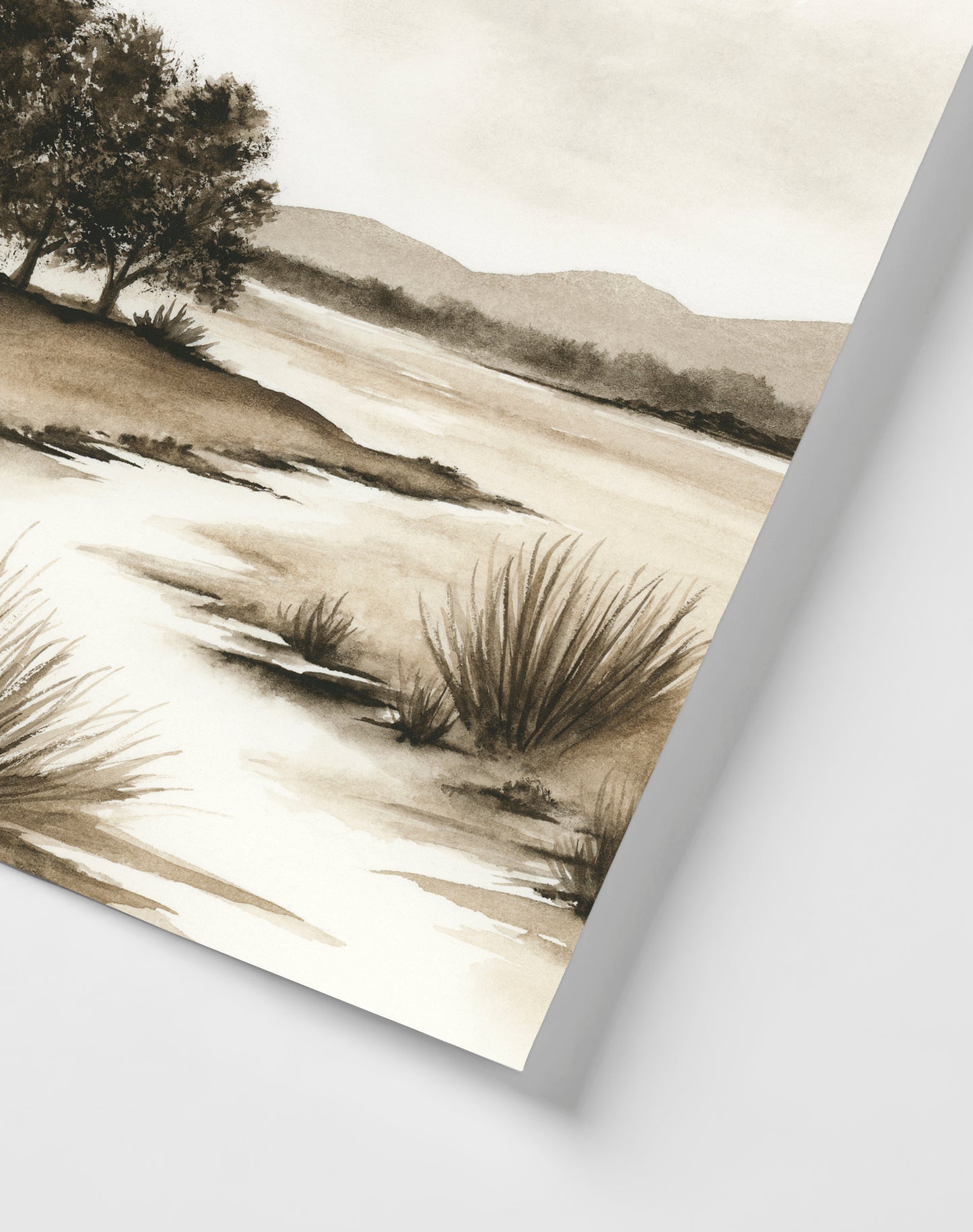 Sepia Shadows III - Art Print