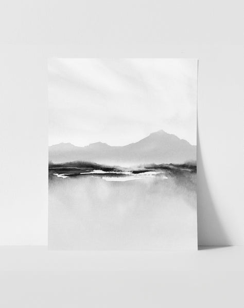 Shadows of the Summit III - Art Print