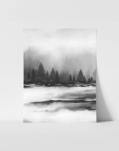 Rustic River V - Art Print