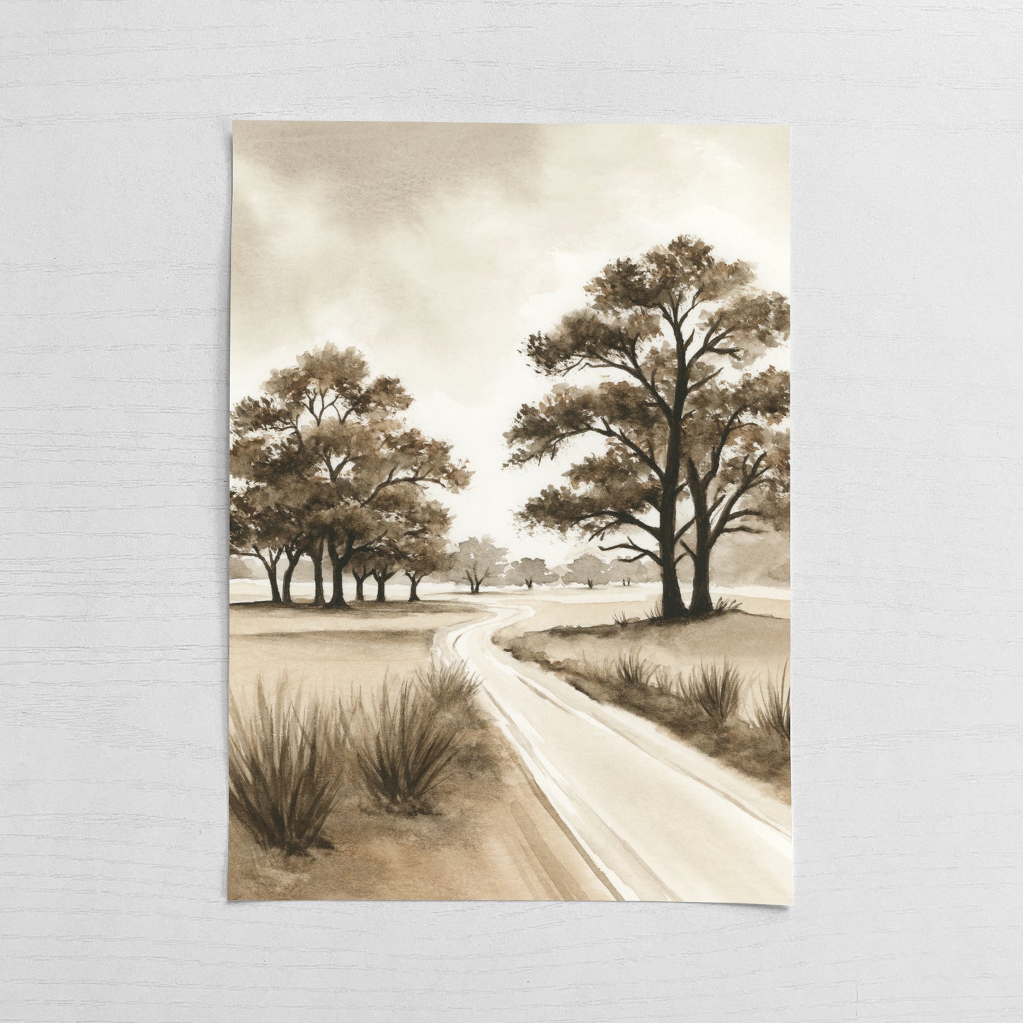 Sepia Shadows IX - Original Art