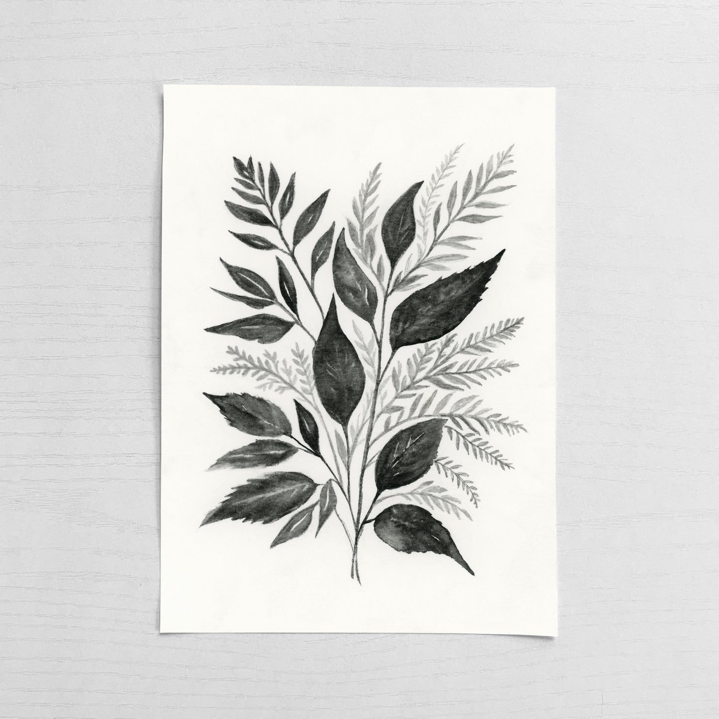 Botanical Black I - Original Art