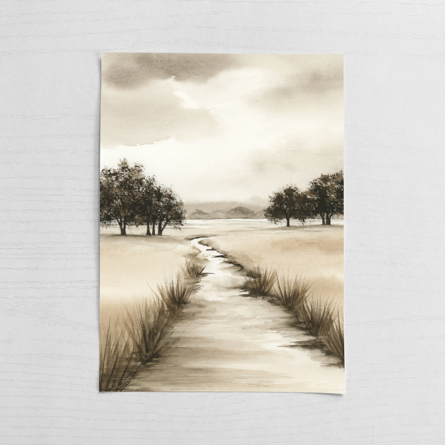 Sepia Shadows II - Original Art